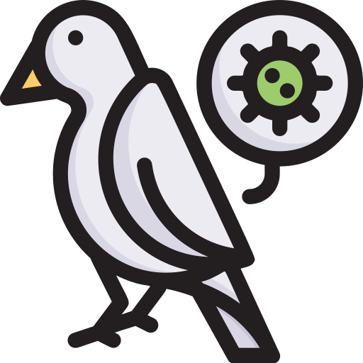 Animal, bird virus, disease, epidemic, infection, transmission, virus icon